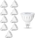 Wixann MR16 LED Bulbs Dimmable, 5W 3000K Soft Warm White, 450LM,12-Volt Gu5.3 Bi-Pin Base, 40 Degree Spot Lighting for Indoor. (10 Pack)