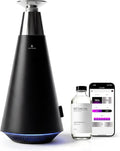 Wireless Rechargeable Waterless Scent Diffuser Starter Kit - 1500 Sq Ft Coverage,Alloy Atomization System,Mood Light, Hotel Scent Diffuser, Including 120ml Essential Oil, for Home,Large Room,Spa,Black