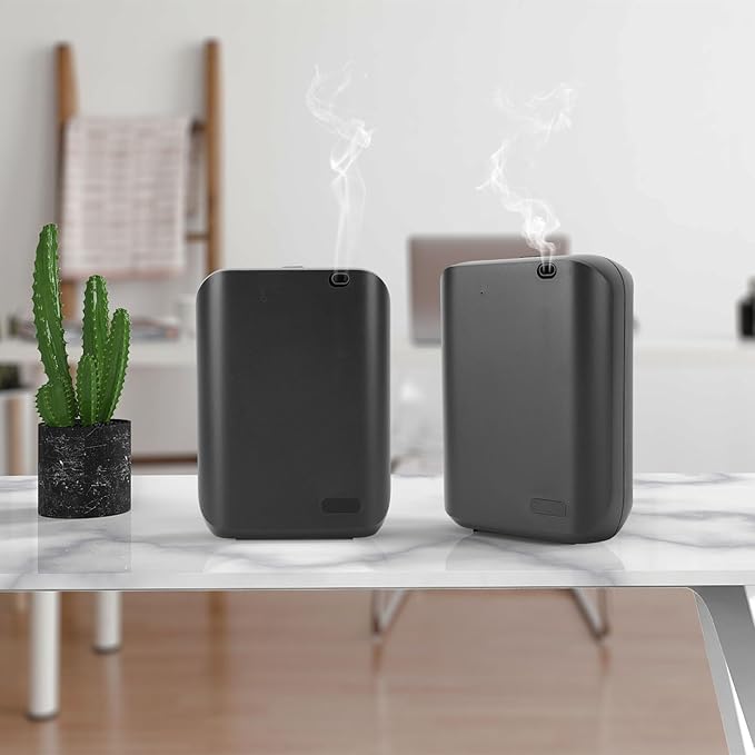 Zunate Smart Scent Air Machine 150ML, APP Controlled Silent Wall Mount Diffuser for 2152.78 Sq.Ft, Ideal for Hotels, Offices & Commercial Spaces (Black)