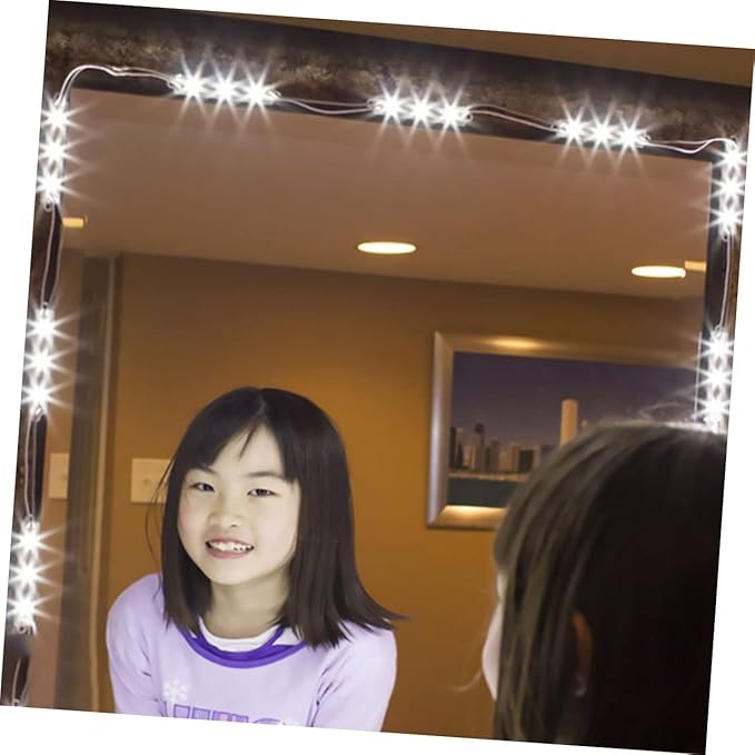 1set Led Vanity Mirror Lights Adjustable Brightness USB Powered Makeup Lights for Mirrors Installation Professional Lighting for Makeup Application
