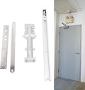 GOTOTOP Automatic Door Closer Hydraulic Commercial Grade Closer Adjustable Spring 2-Stage Speed for 40-65kg Doors up to 1100mm with Aluminum Alloy Construction