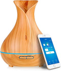 Smart WiFi Wireless Essential Oil Aromatherapy Diffuser, Compatible with Alexa & Google Home, Phone App & Voice Control, Large Ultrasonic Diffuser, LED & Timer Settings