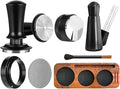 7 PCS Espresso Accessories Kit, Espresso Tamping Station, Coffee Tamper, Coffee Distributor, WDT Tool, Puck Screen, Dosing Funnel, Cleaning Brush, Barista Tools Set (53mm)
