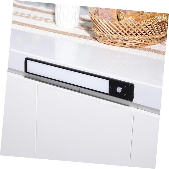 4 Pcs Under Cabinet LED Lights with Smart Motion Sensor Automatic Off Bright Illumination for Kitchen Hallway Stairs Versatile Stick Lights for Indoor Use