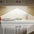 Battery Powered Operated Closet Lights Motion Sensored Activated Rechargeable Under Counter Cabinet Lighting Wireless Indoor Magnetic Lights for Closets Kitchen Wardrobe Stairs Pantry Cold White 40cm