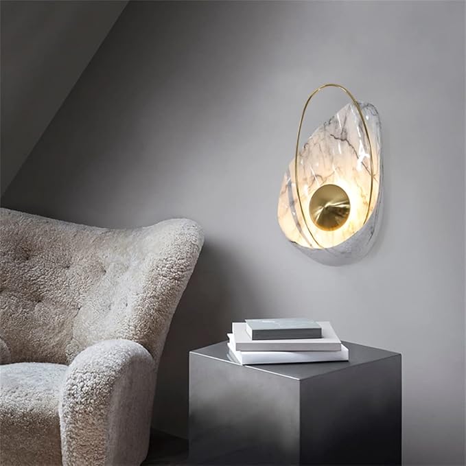 Interior Lighting Bedroom Lamp Lighting for Living Room Wall Light for Home Decor Led (Color : Wit, Size/Svart/As The Picture Shows (Svart As The Picture Shows)