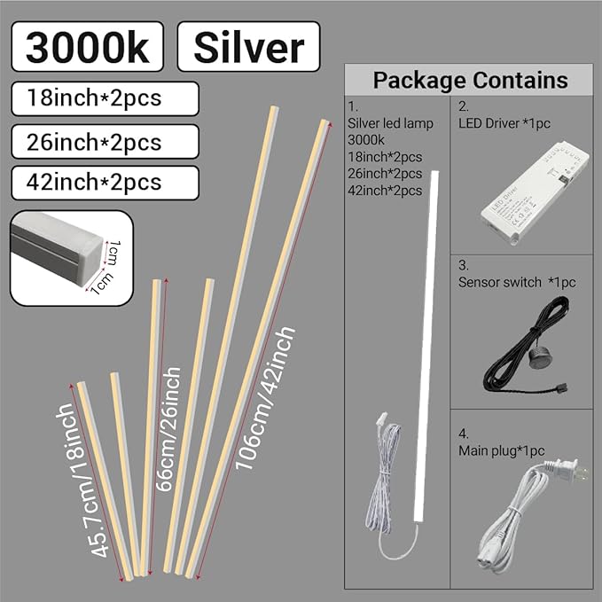 HAMRVL LED Recessed Lighting, Dimmable Self-Adhesive LED Strip Lights for Wood Slat Wall Panels, 6 PCS Warm White 3000k Wall Panel Lights, Wall LED Lights for Acoustic Panels,Headboard,Stair,Cabinets