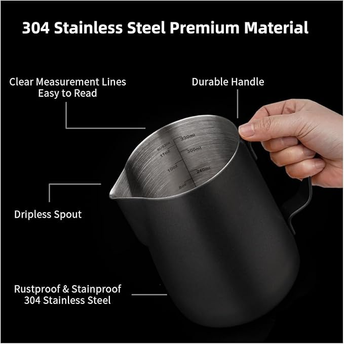 25 PCS Espresso Accessories - 53mm Coffee Tamper Set, with Tamper, WDT Tool,Stirrer, Frothing Pitcher, Latte Art Pen, Tamper Mat, Stencils for Machine, Dosing Funnel, Coffee Sifter Sprinkler Powder