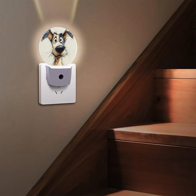 Night Lights Plug Into Wall, Line of Life LED Smart Light Sensor Night Light Auto Dusk to Dawn for Hallway, Bedroom, Bathroom, Stairway