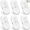 LED Motion Sensor Light Indoor, Magnetic Under Cabinet Lighting Warm White, Dimmable Rechargeable Puck Lights for Closet, Kitchen, Stairs(6 Pack)