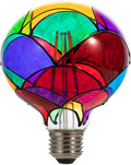 I-SHUNFA Edison Glass LED Light Bulb, E26 Standard Base 6 Watts Heatless G95 Globe Shape LED Light Bulbs for Home Party, Recreation Room,Balcony,Garden,Christmas Decoration