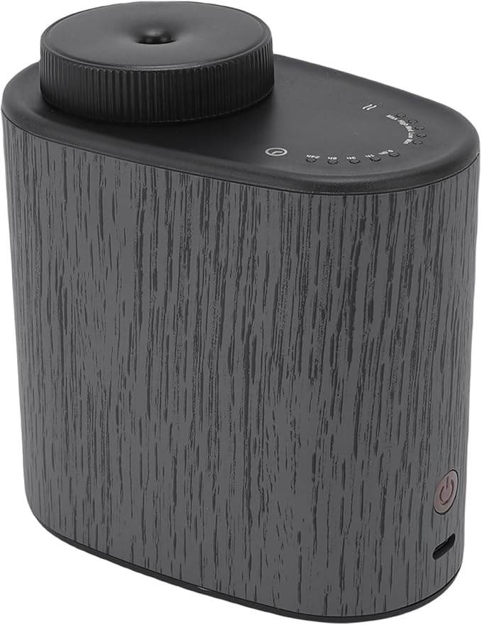 Fabater Essential Oil Diffuser, Waterless 60ML Smart Aromatherapy Diffuser, Smart Scent Air Machine with APP Control for Bedroom, Living Room, Car, Office (Black)