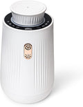 Car Air Freshener Spray Essential Oil Diffuser, Small Portable Rechargeable Aroma Diffuser, Mini Waterless Fragrance Diffuser for Car, Office Home Aromatherapy White