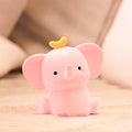 Elephant Lamp, Elephant Cute Night Light Gifts, Rechargeable Bedside Nightlight, Dimmable Squishy Silicone Animal Touch Lamp, Baby Room Decor, Small Night Light for Kids Teens Boys Girls Lovers