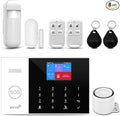 PGST Wireless Home Alarm System 8-Piece Kit, WiFi/4G Alarm System for Home Security with Phone APP Alert (Door Sensor,Siren, Remote, Motion Detector) for Home,Apartment, Compatible with Alexa(105-A)