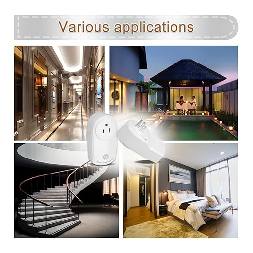 ZORZA 4Pcs Motion Sensor Switch Plug in Motion Sensor Light Socket 120V/60HZ Input 120 Degrees Sensing Range