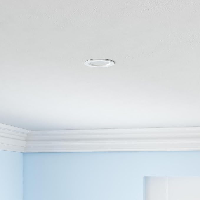YGS-Tech 3 Inch LED Recessed Lighting, Dimmable Downlight 5W(40W Halogen Equivalent), CRI80, 3000K Warm White, Ceiling Light with LED Driver(10 Pack)