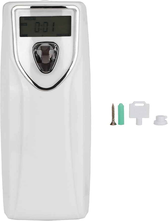 Automatic Air Freshener Dispenser, Fragrance Dispenser with Timer Wall Mount Air Freshener Perfume Sprayer Machine White