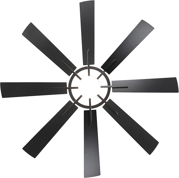 Ceiling Fans with Lights and Remote/ APP, 72 Inch Farmhouse Chandelier Ceiling Fan for Bedroom Living Room, Black Industrial Lighting Ceiling Fans Outdoor Indoor, 6-Speed DC Motor Reversible 8 Blades