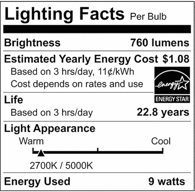 Satco S11276 Starfish BR30 WiFi Smart LED Color-Changing Light Bulb, Works with Siri, Alexa, Google Assistant, SmartThings, 2700K-5000K, 2-Pack