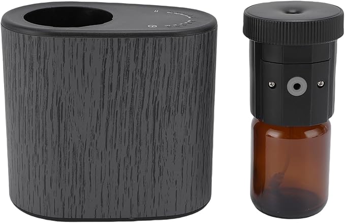Fabater Essential Oil Diffuser, Waterless 60ML Smart Aromatherapy Diffuser, Smart Scent Air Machine with APP Control for Bedroom, Living Room, Car, Office (Black)