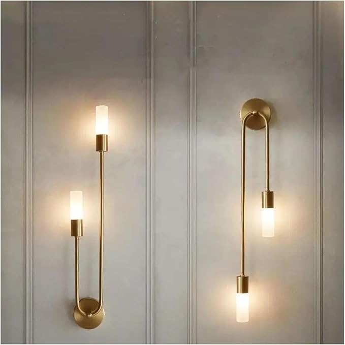 Wallps,Modernmalist Led Wallp – Black &D for Liviroom Bedroom Hallway Bedside – Stylish Home Decor Lightifixture (Left)