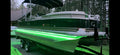 Green Blob Outdoors Pimp My Pontoon Boat Lighting LED Strips Kit Neon Green Under Deck Glow Professional Grade, IP68 Waterproof, Boat Lights for 22-32ft Toons (Green, 25ft)