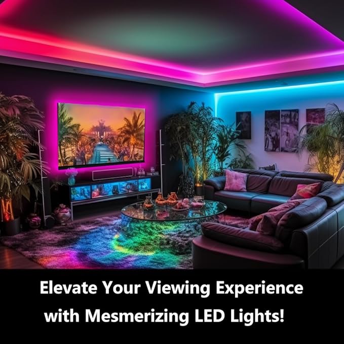 WS2812b LED Strip Ket Individually Addressable LED Strip 9.8FT 30Pixels/m,Smart LED Lights,Bluetooth APP Remote Control Music Sync, USB 5V for Room Home TV Party Decoration