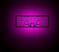 Led Tree Branch Lights For Wall, Tree Lighted-Up Wall Art With Rgb Color Changing Led, Metal Wall Decor, Rgb Lights, Home Decor, Birthday Gift, 6 inches