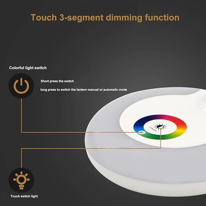 LED Desk Lamp, Dimmable Eye Caring Reading Desk Light RGB Dimmable Office Lamp Desktop Supplies