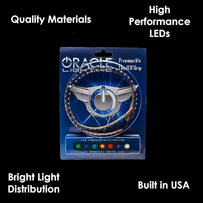 ORACLE Lighting 3805-003 Universal Red Ambient LED Lighting Footwell Kit - Waterproof - Easy Installation - Ultra Flexible - Indoor or Outdoor Application