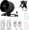 KERUI WiFi Home Security Alarm System 7-Piece kit Door Alarm DIY Siren Door/Window Sensors,Motion Sensors, Remote Controls Burglar Alarm for House Apartment Office,Compatible with Alexa Google Home
