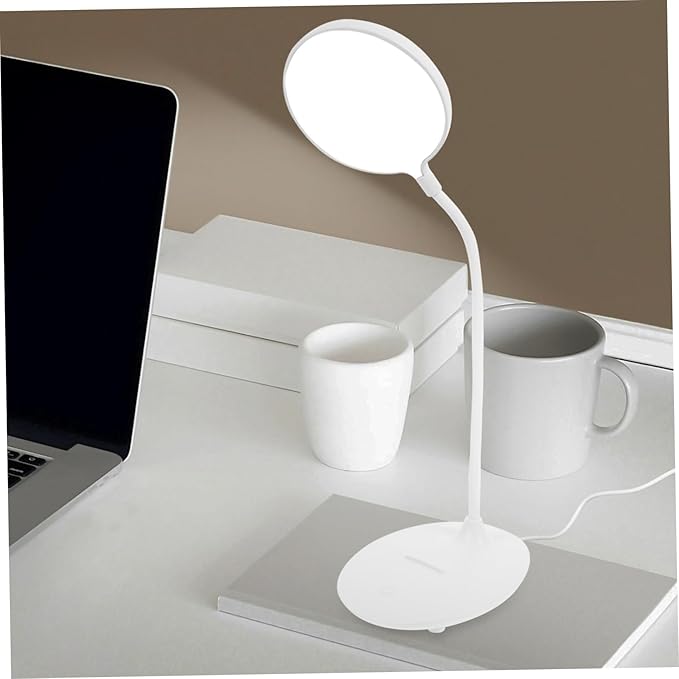 Eye Caring LED Desk Lamp with Touch Control USB Rechargeable Dimmable Reading Light for Office Study and Bedside Use Color Temperature Table Lamp for College Desks