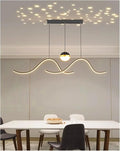 Modern Dining Room Lamparas Decoracion Smart Pendant Lights Decoration Chandeliers Compatible with Dining Room,for Living Room,OneColor