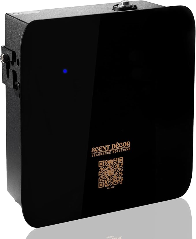 Smart Aroma Oil Diffuser HVAC Scent Air Machine, Large Room Aromatherapy Fragrance Waterless Nebulizer Essential Oil Scent Diffuser Home Air Freshener with Timer 2500 sq ft Coverage, MyScent 230