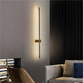 Living Room Minimalist Background Wall Decoration Bedroom Bedside Linear LED Wall Lamp Ceiling Light(Warm Light,100cm)