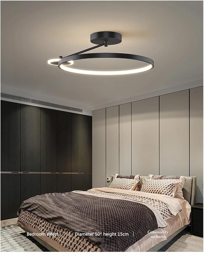 Design LED Ceiling Light Smart Remote Control Living Room Round Corridor Hallway Indoor Lighting Decoration,Luxury