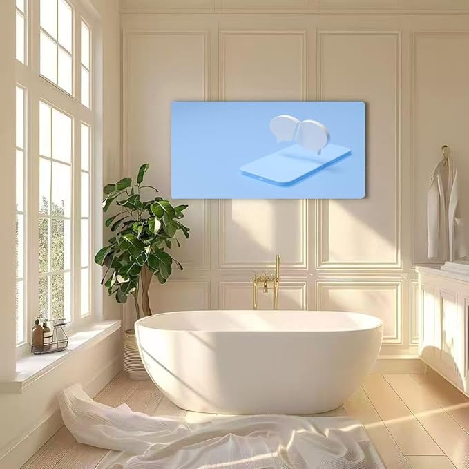 Wibinuki Wall Art Wall Decor Wall Paintings Chbot artificial intelligence mobile ch texting messaging for Living Room Bedroom Bathroom Home Decor Can Be Hung Directly 20"x 40"