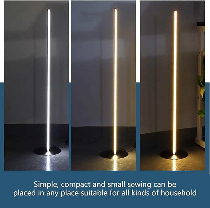 Floor Light Simple LED Floor Lamp Corner Light Energy Efficient 20 Inch Atmosphere Minimalist Home Living Room Bedside Sofa Lantern