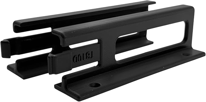 Desk Mount Kit for Fosi Audio TB10D - Under Desk Mount Brackets with Retension Clips - Secure Mounting Accessories