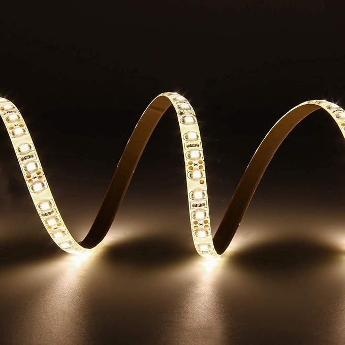 SUPERNIGHT 600pcs LED Light Strip Waterproof Warm White 4000K, Super Bright 600pcs LEDs, 16.4ft LED Flexible Rope Lights, Lighting for Garden/Home/Kitchen/Under Cabinet/Christmas/Party/Bedroom