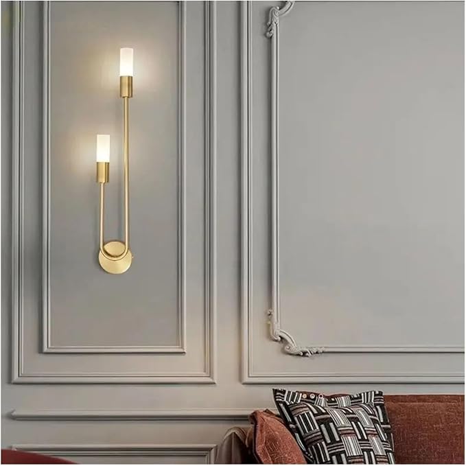 Wallps,Modernmalist Led Wallp – Black &D for Liviroom Bedroom Hallway Bedside – Stylish Home Decor Lightifixture (Left)