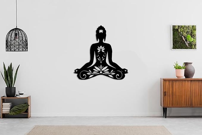 Lotus Symbol Relax Neon Sign, Mandala Yoga Room Night Light, Yoga Buddha Lotus Metal Wall Art Rgb Led Light Buddhist Namaste Sign Home Decor Buddhism Decoration Man Cave Housewarming Birthday Gift