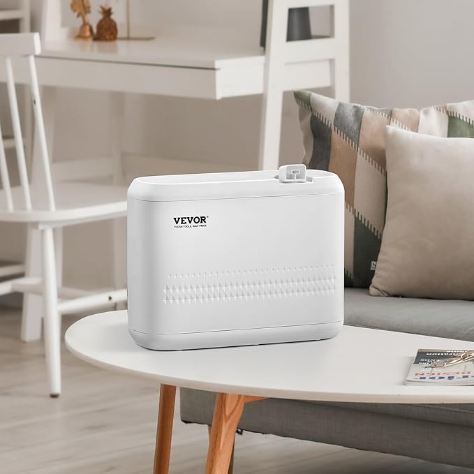 VEVOR Upgrade HVAC Scent Diffuser for Whole House, 850ml Bluetooth Smart Essential Oil Diffuser with Cold Air Tech, Waterless Scent Air Diffuser, Cover Up to 4500 Sq.Ft for Large Room, Hotel, Office
