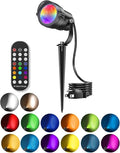 HIBOITEC RGBW Spotlights 12W with Plug Remote 1Pack
