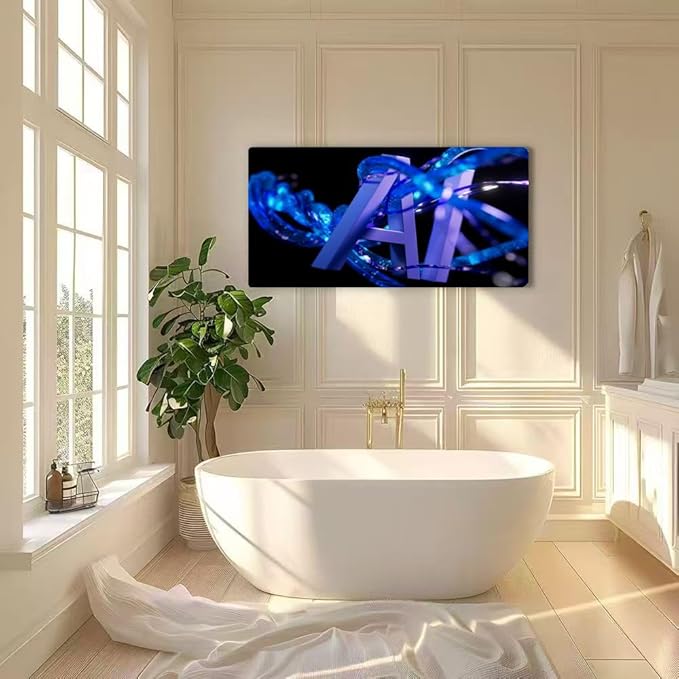 Wibinuki Wall Art Wall Decor Wall Paintings Artificial Intelligence Machine Learning Large Language Model for Living Room Bedroom Bathroom Home Decor Can Be Hung Directly 20"x 40"