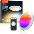 Lumary 15W Smart LED Flush Mount Disk Lights 5/6 Inch, RGBWW WiFi Recessed Surface Mount Ceiling Lights, Color Changing 2700-6500K Dimmable Downlight, Compatible with Alexa/Google Assistant-ETL Listed