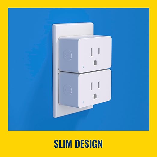 WiZ Connected Smart Plug- Sunset to Sunrise Automation + Motion Detection + Control with Voice or App, Works with Alexa, Google Home, and HomeKit - WiFi Wall Outlet - 3 Pack
