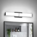 Modern Bathroom Light Fixtures, 24inch Dimmable LED Bathroom Vanity Lights Over Mirror, 25W 2700LM 5CCT Black Vanity Lighting Fixtures for Mirror,ETL Certified