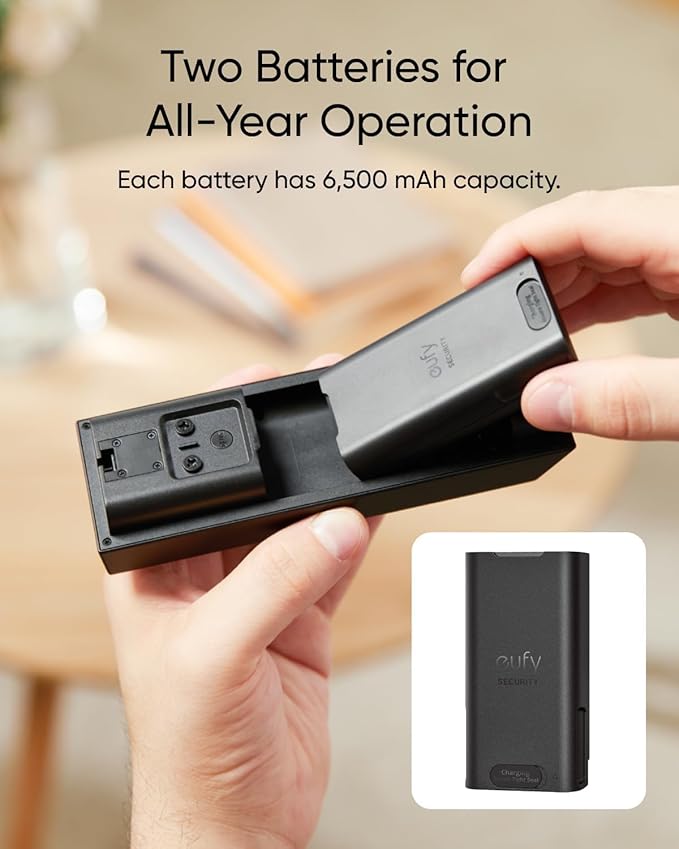 eufy Security Video Doorbell E340 Kit, No Subscription, Dual Cameras, Head-to-Toe View, 2K FHD Doorbell Camera, Two-Way Talk, Delivery Guard, AI Motion Detection, Rechargeable Battery, Built-in 8GB